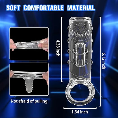 🔥🎁 2025 HOT Deal 💥 Reusable Penis Vibrator – Makes You Longer, Harder & Unstoppable 😍